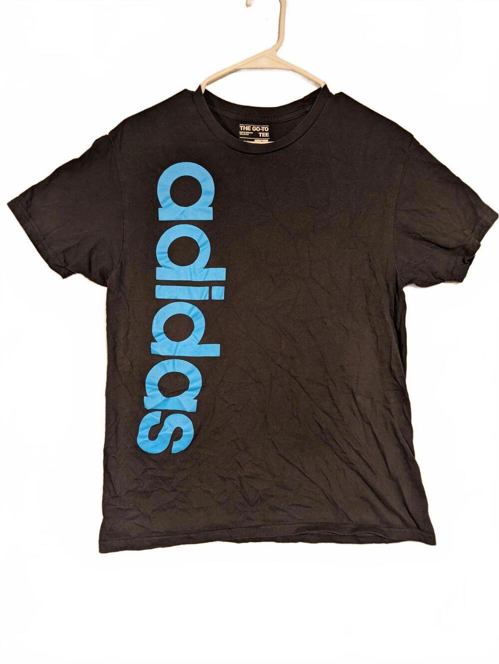 Adidas Go-To Tee Logo Graphic Cotton Crewneck T-Shirt Mens Medium